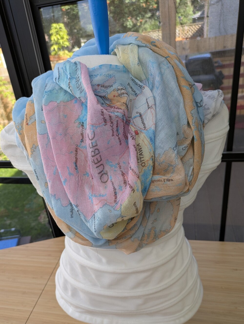 Roots Canada Map Infinity Scarf